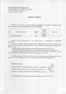 Anunt post economist